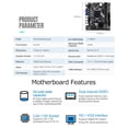 thumbnail image 3 of JINGSHA H61M Placa Base Doble Ranura de Memoria DDR3 VGA+HD Interfaces de Pantalla Soporte CPU LGA11 JINGSHA Negro, 3 of 7