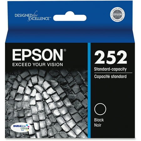 Epson 252 DURABrite Ultra Original Black Ink (Best Remanufactured Ink Cartridges For Epson)