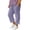 Purple, variant on IFNWSV Boys Pants Solid Color Cotton Linen Breathable Elastic Waistband Comfortable Loose Casual Trousers Khaki 14-15 Years