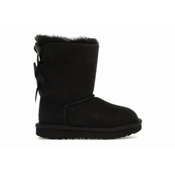 UGG Kid's Bailey Bow II Boot Black (Toddler), from StockX