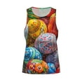 thumbnail image 4 of Gaeub Easter Eggs Men's Athletic Tank Top, Workout Sleeveless Shirts, Running Tank Tops for Gym, Running, Training - Large, 4 of 9