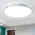 thumbnail image 3 of Yuarrent Luz de techo LED con sensor de movimiento Detective de movimiento Luz de techo Luz de techo de aluminio redonda plana Detective de 120 Iluminación y accesorios 27cm 12w Yuarrent HA025064-01, 3 of 6