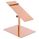 thumbnail image 3 of Estante para zapatos con soporte para rack, para centro comercial, compras de ropa, color oro rosa bajo Estante bajo de oro rosa, 3 of 9