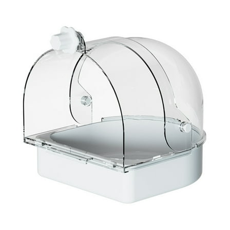 Yammee Parakeets Bathing Bowl Lovebird Bath House Bird Shower Cage Accessory