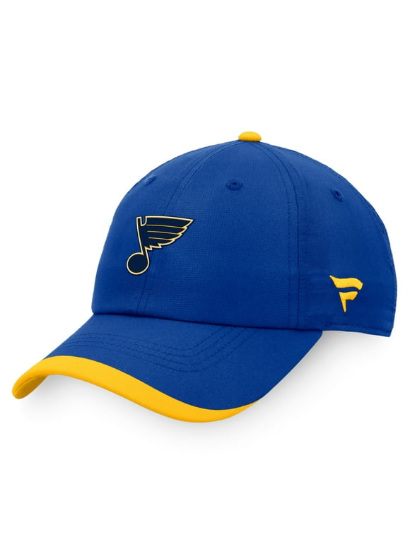 Men's Fanatics Branded Blue St. Louis Blues Authentic Pro Rink Pinnacle Adjustable Hat - OSFA