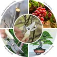 thumbnail image 7 of Pruning Shears, MODANU 2Pcs Sharp Handheld Garden Shears, Stainless Steel Gardening Scissors with Straight & Bypass Blade, Garden Clippers for Flowers, Plants, Fruit Trees - Gardening Gifts, 7 of 7