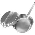 thumbnail image 1 of 304 Stainless Steel US Military Mess Kit Lunch Box Camping Cookware Hiking Picnic BBQ, 1 of 6
