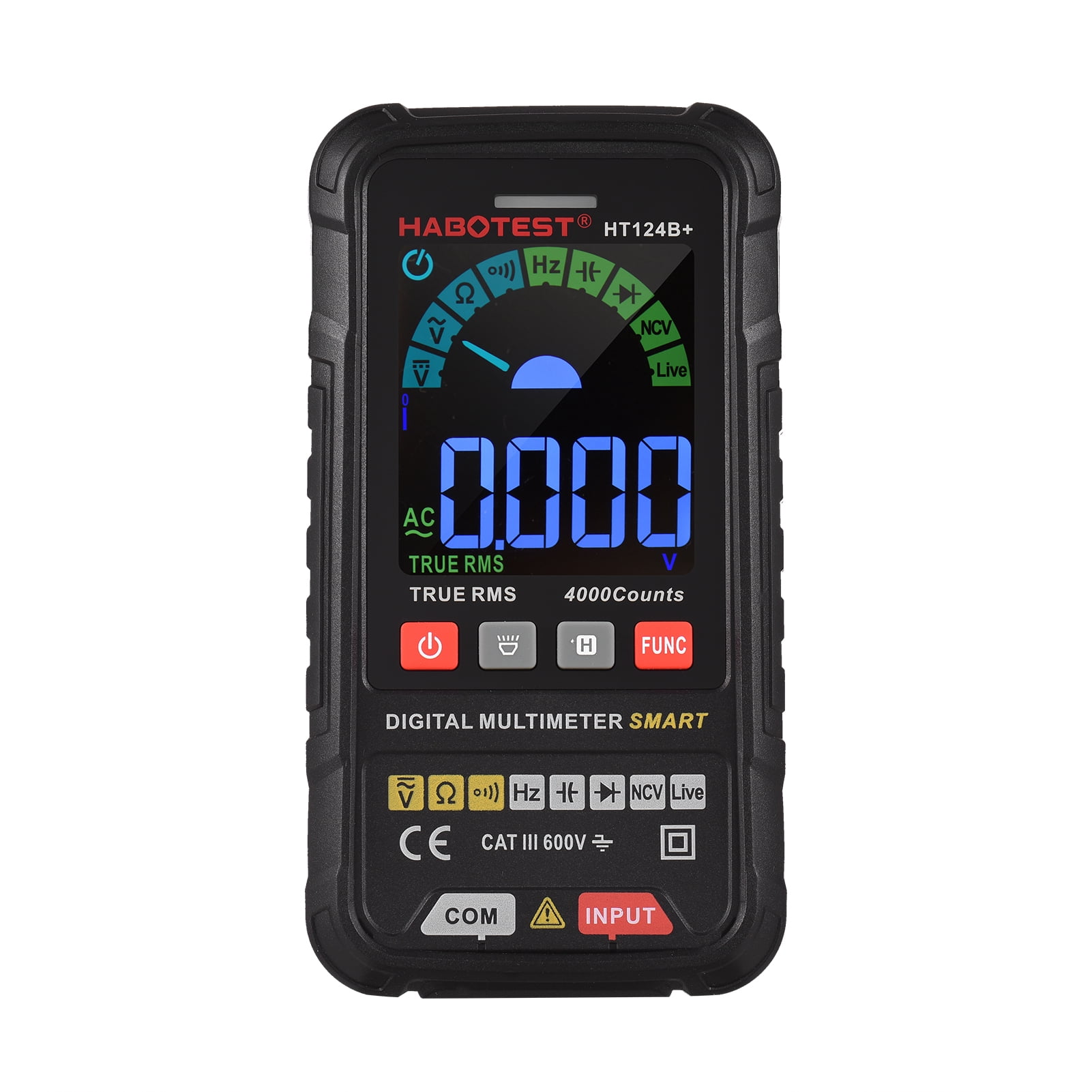 Multimeters,Live Wire Tester 4000 Rms 600v Wire Tester With Color Screen Nvc Live Wire With Lcd Color Diode Nvc Live 600v Resistance Continuity Rms 600v Resistance Siuke Qudai With L Color