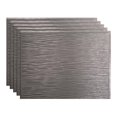 thumbnail image 1 of FASÄDE Ripple Galvanized Steel 18in x 24in Decorative Vinyl Backsplash Panel (5 Pack), 1 of 5