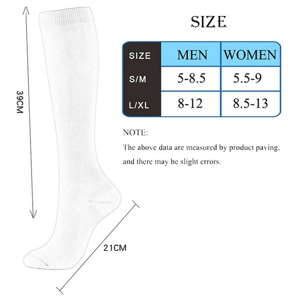 Cofoe 1 Pair Compression Socks Calf Stokin Anti-Fatigue Stoking