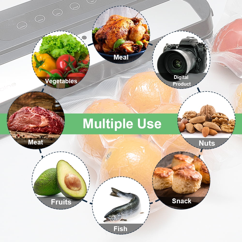 ATSAMFR 8 x 12inch 300Quart Vacuum Sealer Bags,Vac Seal a Meal Bags for Food Storage