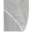 thumbnail image 6 of Unique Loom Soft Solid Shag Collection Area Rug - Aras (4' 1" Round Cloud Gray), 6 of 7