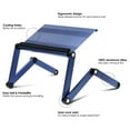 thumbnail image 2 of Furinno A6-LB Ergonomics Aluminum Vented AdJustable Multi-functional Laptop Desk Portable Bed Tray, Light Blue, 2 of 4