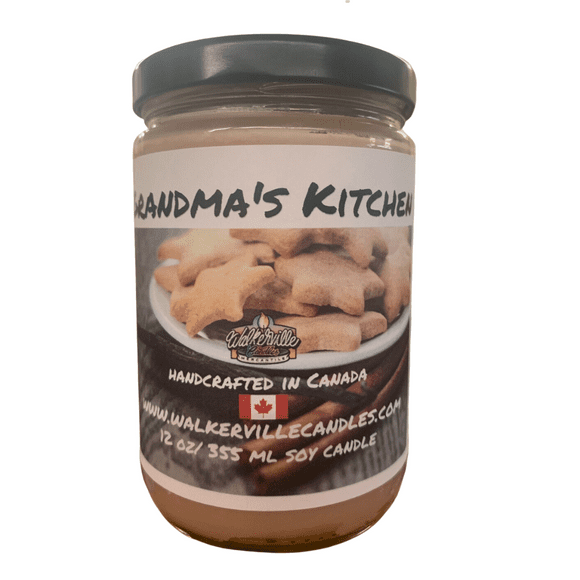 Grandma's kitchen 12 oz/ 355 ml Coconut Soy Candle