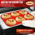 thumbnail image 4 of Premium Silicone Muffin Top Pan, Non-Stick Muffin Top Baking Pan, Prefect for Baking Cake, Corn Bread, Muffin Top and More, Food Grade and BPA Free (2-PK Silicone Muffin Top Pan), 4 of 17