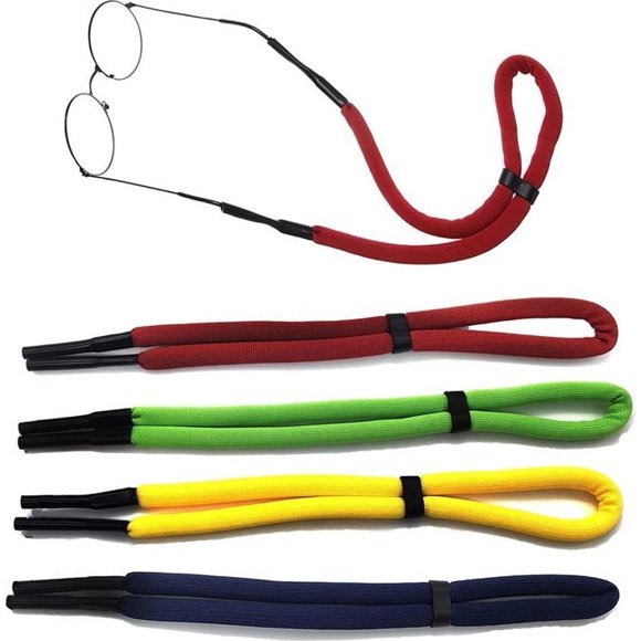 4pcs Reliable Sport Band Glasses Perfectly Adjustable Sports Glasses Strap Eyeglass Cord for Men Women