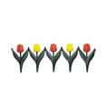thumbnail image 2 of Yard Fence Mini Fence Garden Fence Small Decorative Barrier, Modular, Weather Resistant, Plastic, Easy Install, Outdoor Divider, 76x28x1cm, 2 of 6