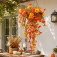 thumbnail image 6 of Artificial Hanging Fall Flowers Fall Decorations, UV Resistant Realistic Fake Trailing for Outdoors Faux Hanging Plants Flower for Outside Home Indoor Planter Porch Patio, 6 of 6