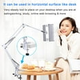 thumbnail image 6 of Adjustable Tablet Stand, 360° Rotatable Foldable Bed Tablet Holder for iPad/iPhone/Nintendo Switch & 4.5~12.9" Devices, Home Office Multi-Scenario Use, 6 of 7
