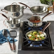 Denmark Tools for Cooks Celebrations Cookware Collection 10 Piece Heavy Gauge Stainless Steel Cookware Set