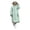 Z54 Green, variant on Kids Rain Poncho Boys Girls Full Zip Rain Jacket Lightweight Breathable Waterproof Outdoor Hooded Raincoat