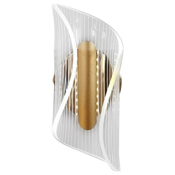 Modern Wall Sconce Dimmable LED Spiral Flow Design for Living Room Bedroom Hallway