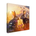 thumbnail image 4 of Canvas Wall Art - Ray Heere 'Woodland Animals 38' Wall Art for Living Room, Bedroom, or Office Décor by Trademark Fine Art - 14 x 14 Inches, 4 of 4