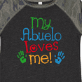 thumbnail image 4 of Inktastic My Abuelo Loves Me Boys or Girls Toddler T-Shirt, 4 of 5