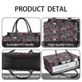 thumbnail image 4 of Large Capacity Tote Bag,Black Breast Cancer Handbag Fashion Luxury Tote Bag,15.7"x13"x 5.1" Inches,Laptop Compatible, 4 of 6