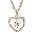 thumbnail image 2 of Collar para mujer, joyería para mujer, joyería de moda para mujer, regalo para mujer, cadena con colgante de 26 letras en inglés, collar con alfabeto, 2 of 2
