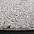 thumbnail image 3 of SAFAVIEH Marrakesh Maxwell Geometric Polyester Area Rug, Grey/Ivory, 6'7" x 6'7" Round, 3 of 8