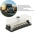 thumbnail image 4 of 12 Terminal Power Distribution Block, Flame  Base 12pc M4 Termial Screw Terminal Blocks 100A With 2 Screw For Trucks RVs Boats, 4 of 8