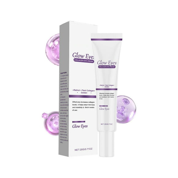 FcBaudy Eye Serum Glows Eyes Collagens Eye Cream Reduce Wrinkle Eye Cream Reduces Dark Circles Eye Bags Eyelid Drooping 20g eye cream