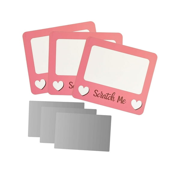 Scratch-A-Sketch Valentines Cards Pink  24 pk DIY scratch card  School Gifts Unique Vday Bulk Retro Valentine Cards, Classroom Valentine Exchange Mailbox