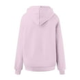 thumbnail image 5 of UngA Womens Oversized Hoodie Pullover Sweatshirt Long Sleeve Hoodies Kangaroo Pocket Fleece Basic Sweater Hoodie Women (Pink,3XL), 5 of 6