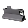 thumbnail image 4 of for iPhone 16e Case, Classic Design PU Leather Wallet Magnetic Closure Flip Case with Kickstand Card Holder Slot Shockproof Protective Cover for iPhone 16e - Gray, 4 of 6