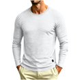 thumbnail image 3 of Vetsdori Mens Long Sleeve Shirts Breathable Winter Pullover Lightweight Sport Plain Casual Crew Neck Tshirts for Men Trendy, 3 of 6