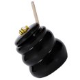 thumbnail image 4 of Honey Dispenser Bee Shaped Honey Pot With Lid Dipper Stick For Household Users In Black 1 Set, 4 of 5