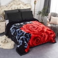 thumbnail image 2 of NC King Fleece Bed Blanket, 2 Ply Heavy Thick Mink Blanket for Winter 85"x93",8lbs, 2 of 7