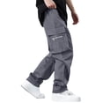 thumbnail image 4 of Hinvhai Hiking Pants Men Lightweight Quick-Dry - Water Resistant Stretch Travel Cargo Pants with Muti Pockets for Outdoor Fishing Dark Gray, 4 of 9