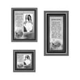 thumbnail image 1 of Picture Frame Set, 3 Piece Customizable Gallery Multi pack, 1-5x7, 1-4x10, 1-4x4, for Tabletop or Wall Display, 1 of 6