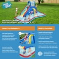 thumbnail image 4 of H2OGO! ¡ Parque Acuático Inflable de Poliéster de PVC para Niños Bestway 8'10" Waterfall Waves Mega, Niños a Partir de 5 Años, 4 of 5
