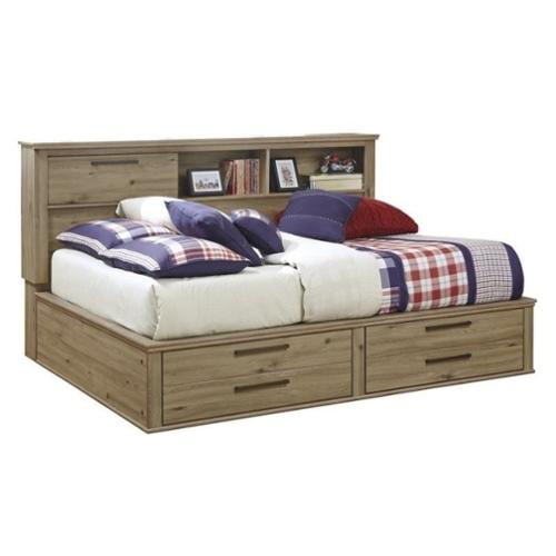 Ashley Dexifield Wood Full Bookcase, Ashley Furniture Bookcase Bed