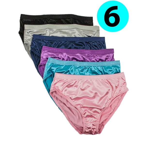 B2BODY Barbra Women's Panties Silky Sexy Satin Bikini Small to Plus