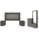 thumbnail image 4 of Recamara KS 5 Piezas Kirena Gris - Kessa Muebles, 4 of 5