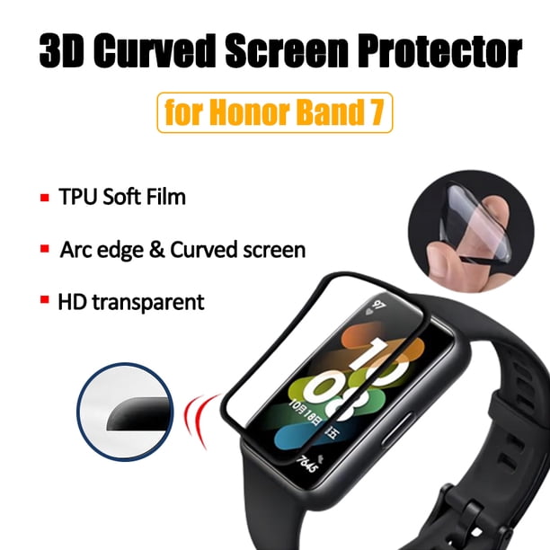 Protector De Cobertura Completa De Pantalla Curva 3D Para Huawei Band 8 7 6/6 Pro TPU Soft Film Para Honor 7