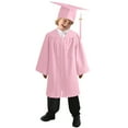 thumbnail image 4 of GDREDA Costume Coloré Garçons Filles Maternelle Enfants Graduation Scène Performance Robe avec Chapeau (RD2,4-5 Ans), 4 of 4
