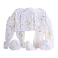 thumbnail image 2 of 7 unids / set trajes de cuerpo para bebés recién nacidos niñas suave estampado de dibujos animados conjunto de ropa de ropa de Estrella Yotijar Ropa infantil casual, 2 of 7