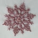 thumbnail image 4 of Naiovety 12 piezas de decoración de copo de nieve de Navidad portátil para interiores de oficina, decoración de dormitorio, adorno de banquete de Kits de decoración para fiestas Rosado Naiovety JR0778-08, 4 of 6