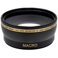 thumbnail image 2 of 58mm Wide Angle Lens Kit for CANON VIXIA HF S10 S100, Canon VIXIA HF S20, HF S200, HF S21, HF S30 Camcorders Includes: 0.43x Wide Angle (with Macro) High Definition Lens, Bonus Lens Cap Keeper & Clean, 2 of 4